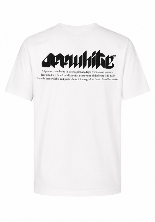 Off-White Herren Eye Logo T-Shirt Weiß