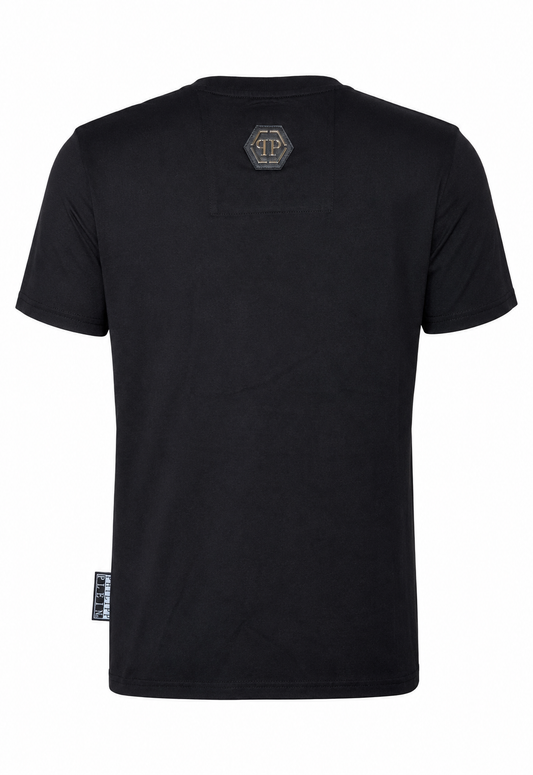 Philipp Plein Herren Alec X Plein T-Shirt Schwarz