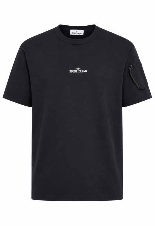 Stone Island Herren Kurzer Trainingsanzug Schwarz