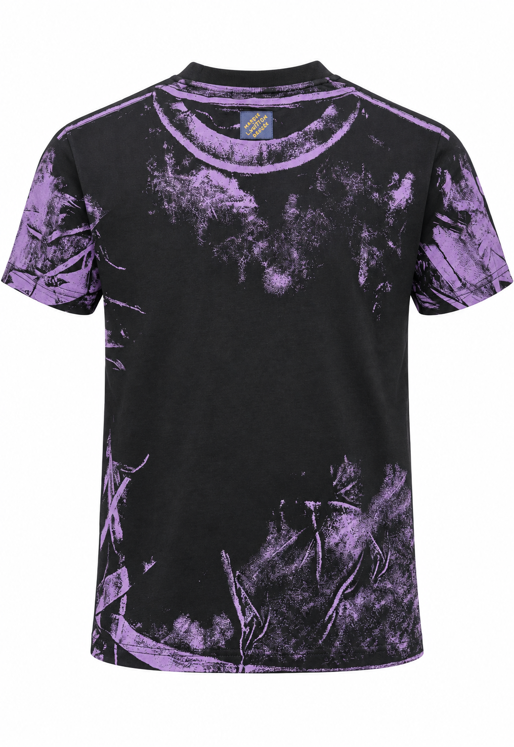 Louis Vuitton Herren T-Shirt Schwarz "Overprinted Vuitton T-Shirt"