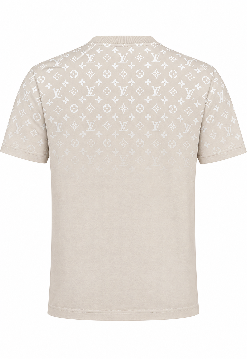 Louis Vuitton Herren T-Shirt Beige "Gradient Cotton T-Shirt"