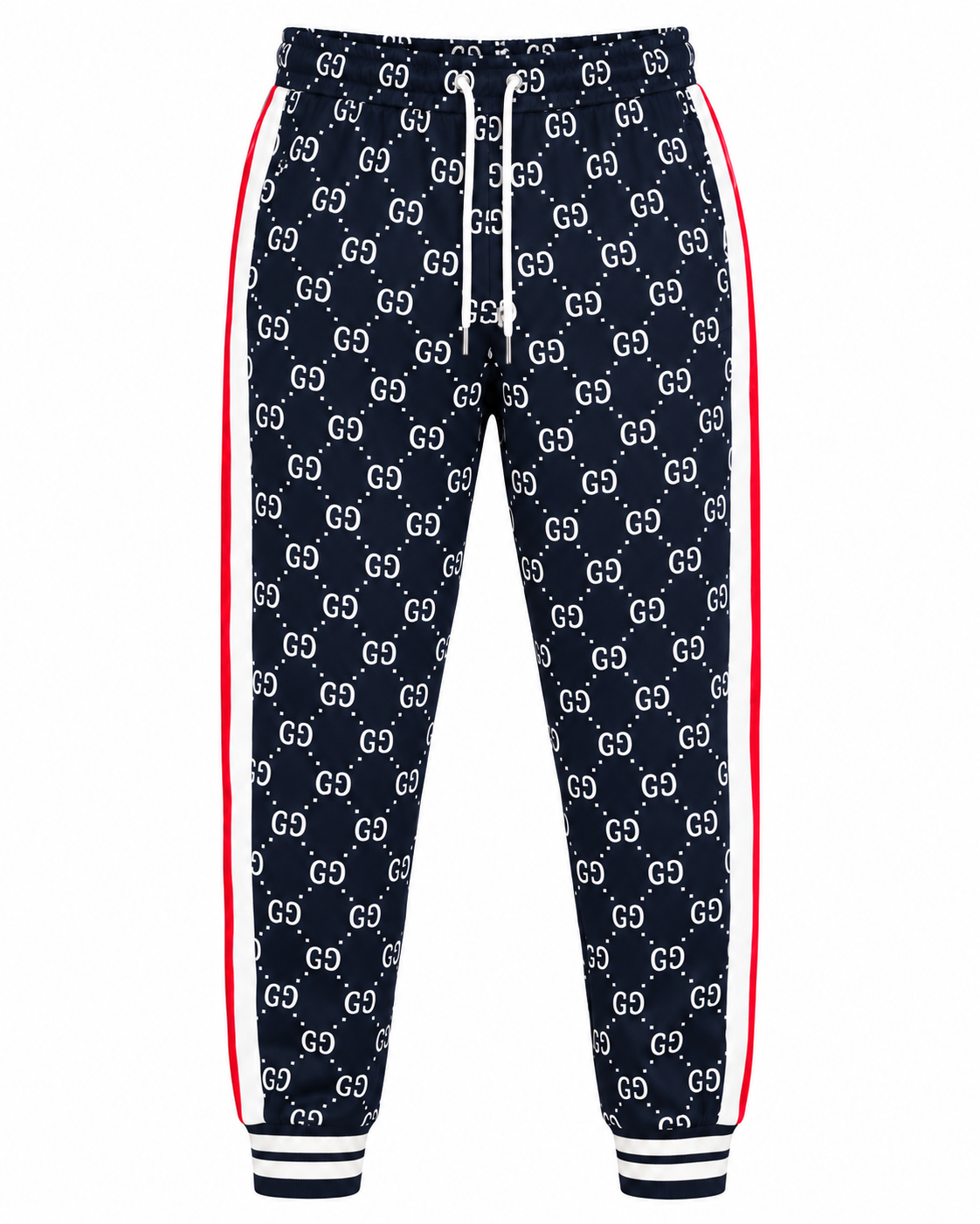 Gucci Herren Trainingsanzug Navy "GG Monogram Jacquard Track Pants & Jacket"