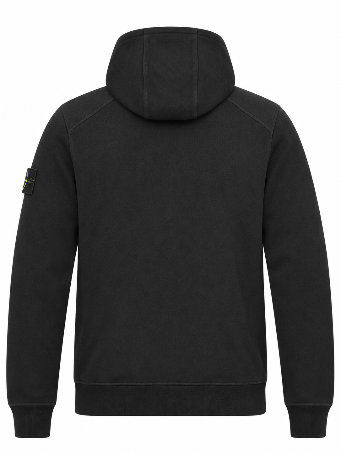 Stone Island Herren Zip-Hoodie Schwarz