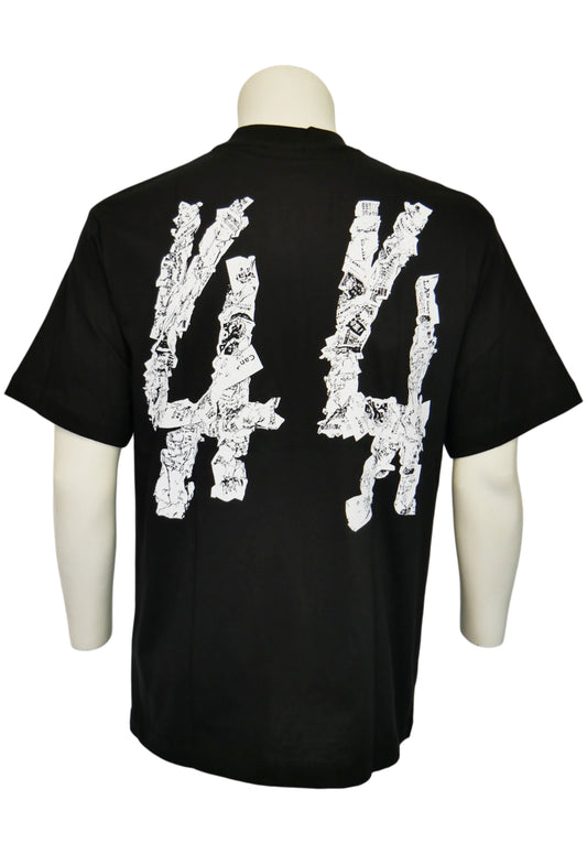 44 Label Group Herren T-Shirt Schwarz