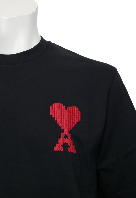 Ami Herren T-Shirt Schwarz