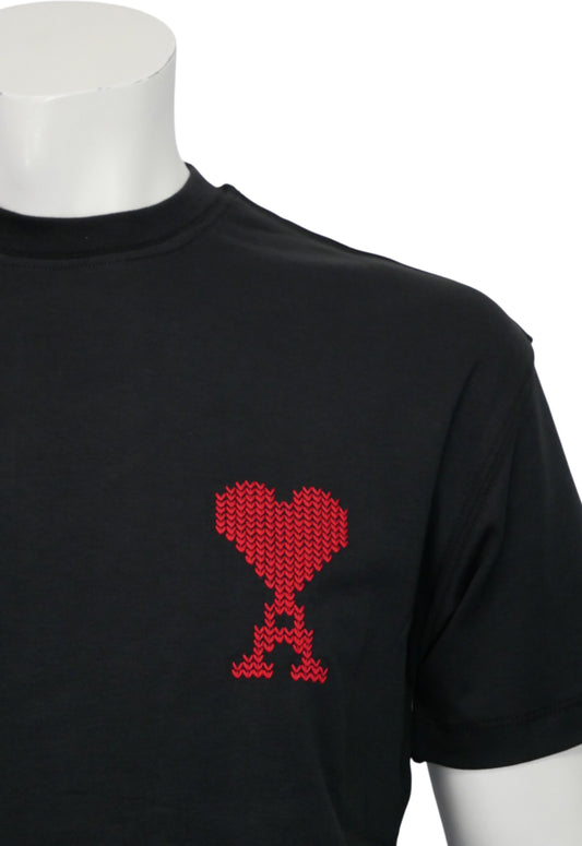 Ami Herren T-Shirt Schwarz