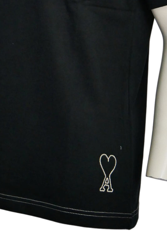 Ami Herren T-Shirt Schwarz