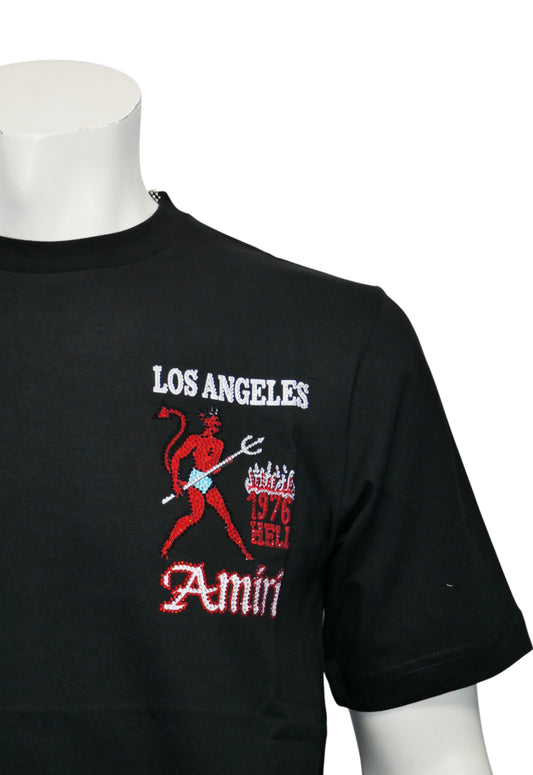 Amiri Herren T-Shirt Schwarz
