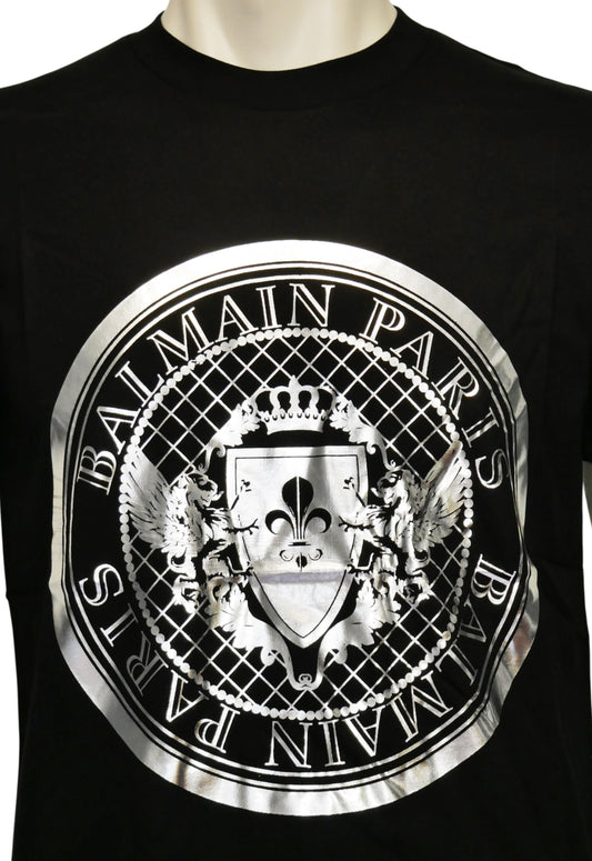 Balmain Herren T-Shirt Schwarz