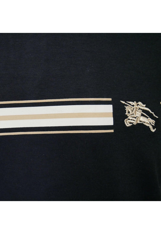 Burberry Herren T-Shirt Schwarz - Original Designer Marken Outlet - Salvin Store