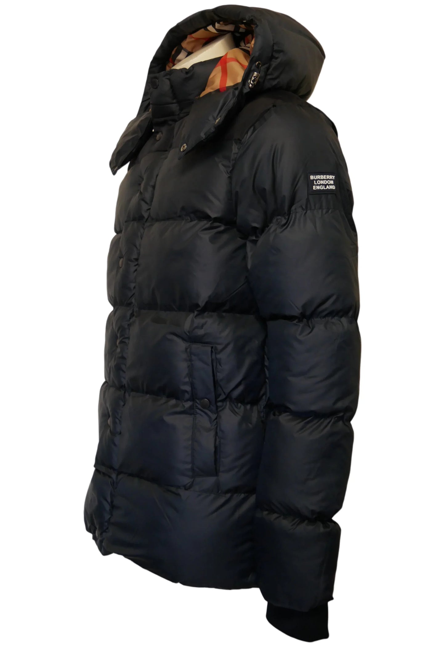 Burberry Herren Winterjacke Blau - Original Designer Marken Outlet - Salvin Store