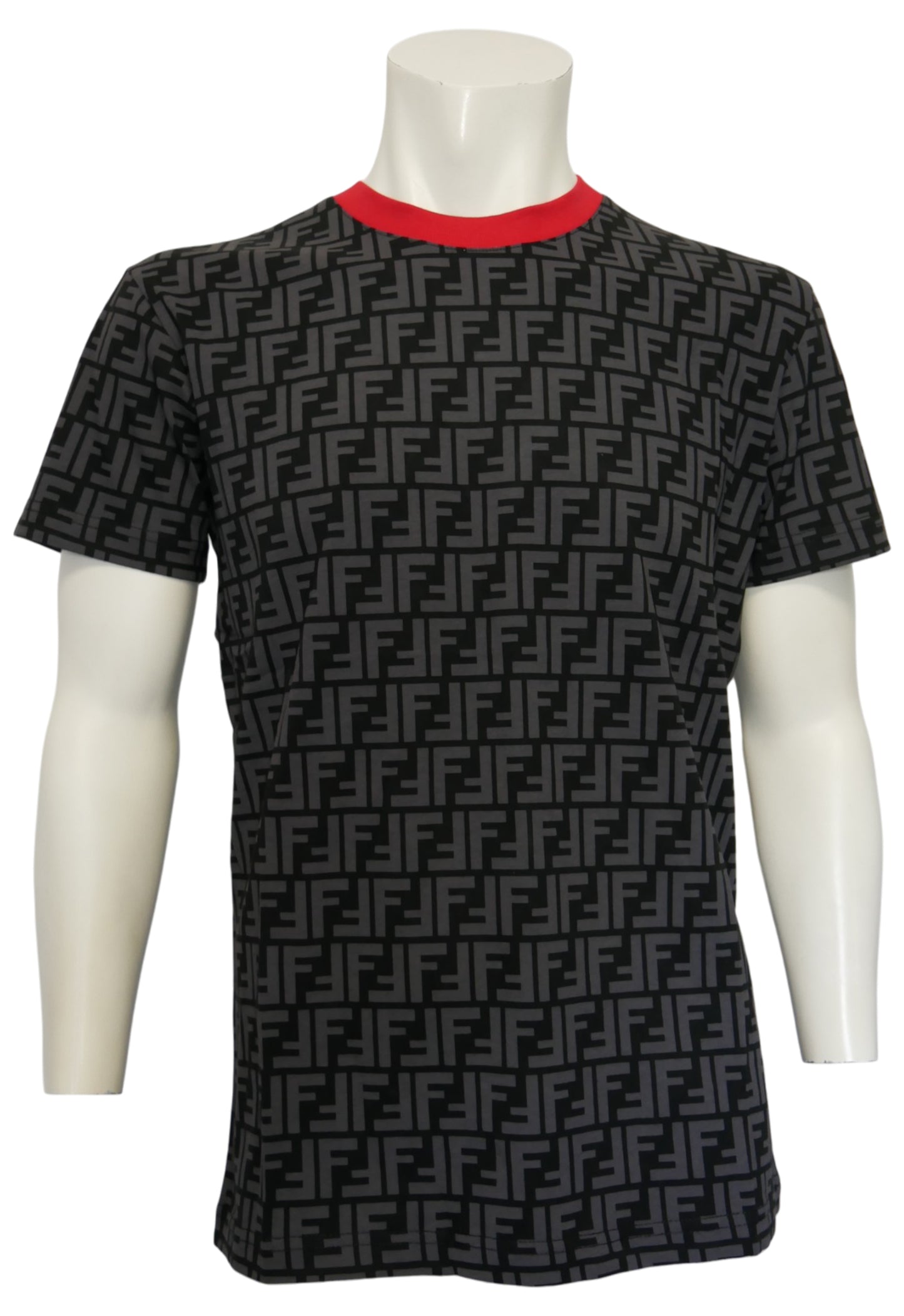 Fendi Herren T-Shirt Schwarz