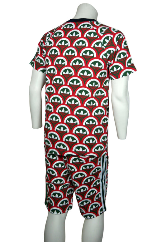 Gucci X Adidas kurzer Trainingsanzug - Original Designer Marken Outlet - Salvin Store
