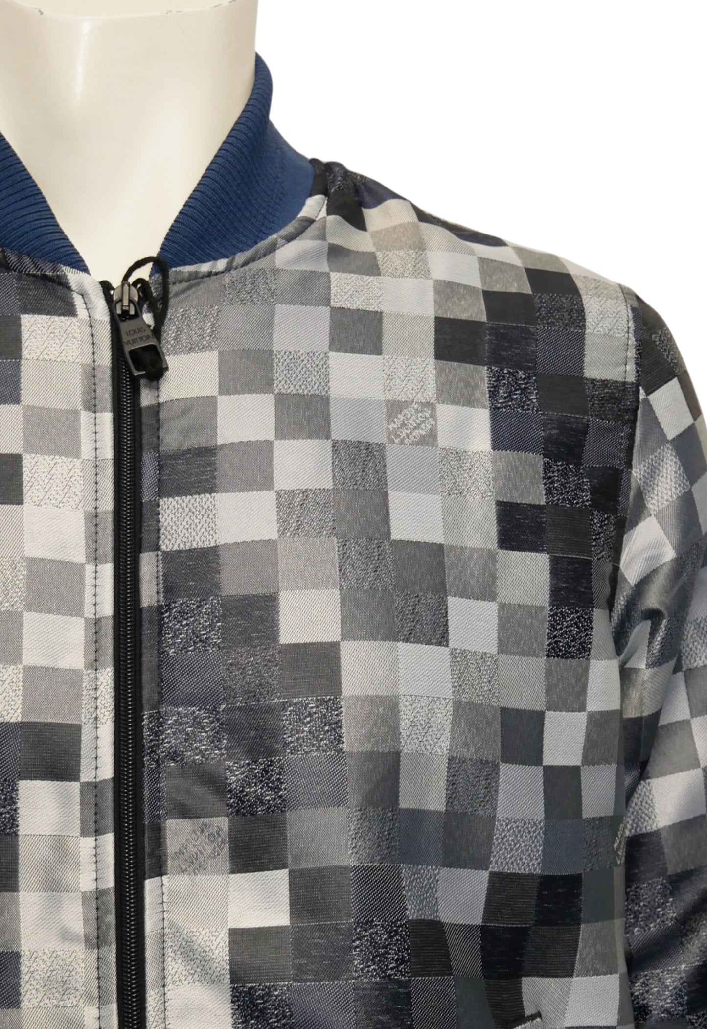 Louis Vuitton Herren Bomberjacke Blau