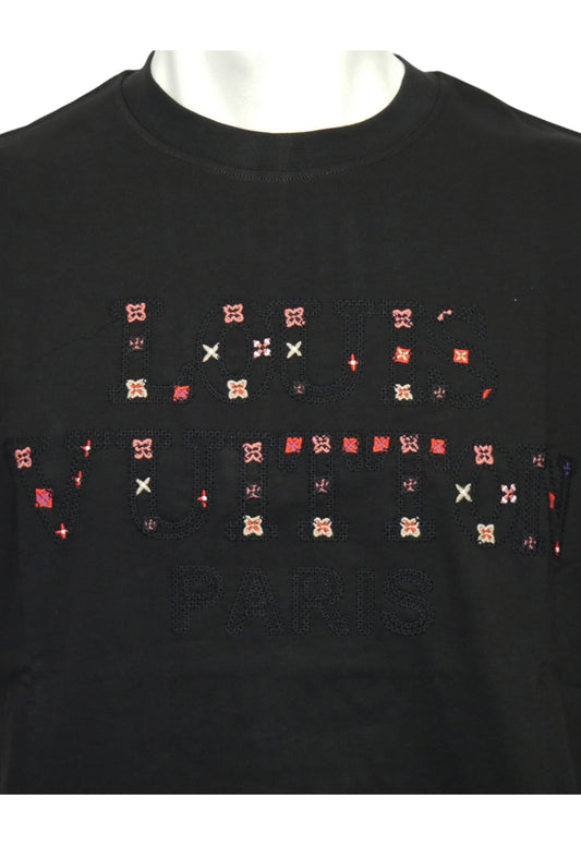 Louis Vuitton Herren T-Shirt Schwarz