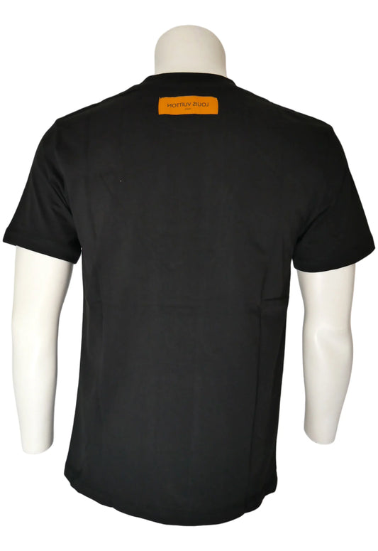 Louis Vuitton Herren T-Shirt Schwarz - Original Designer Marken Outlet - Salvin Store