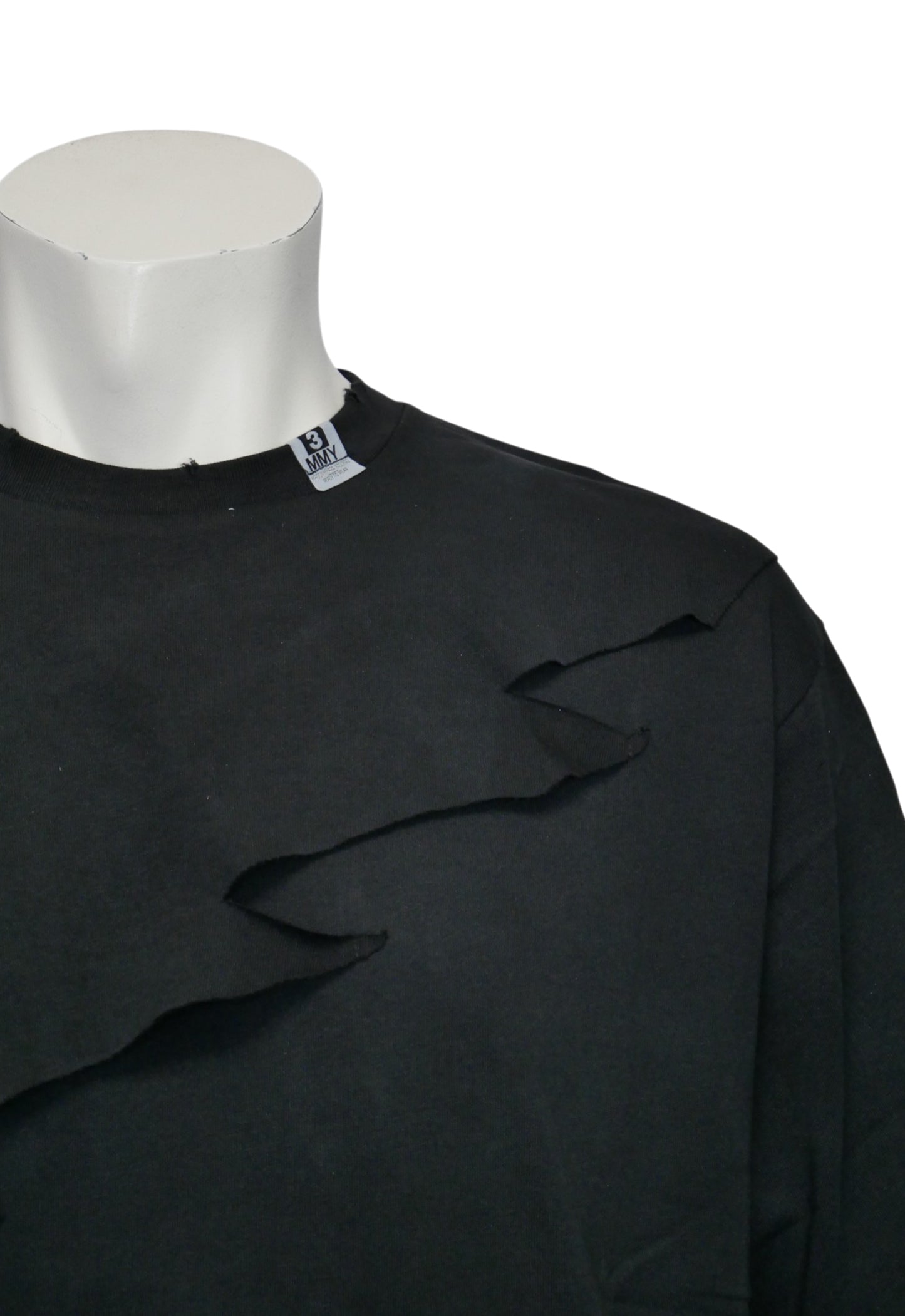 Maison Mihara Yasuhiro Herren T-Shirt Schwarz