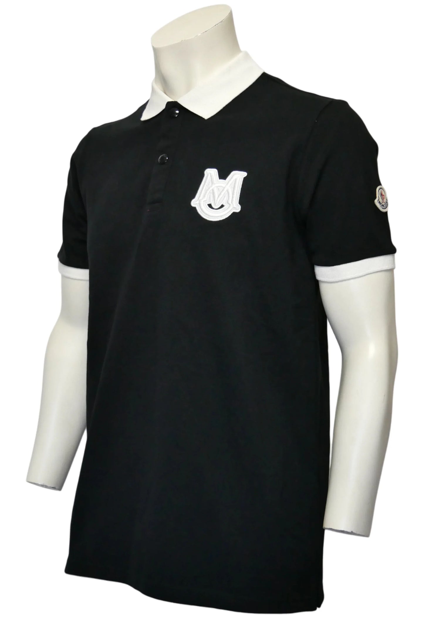 Moncler Herren Poloshirt Schwarz - Original Designer Marken Outlet - Salvin Store