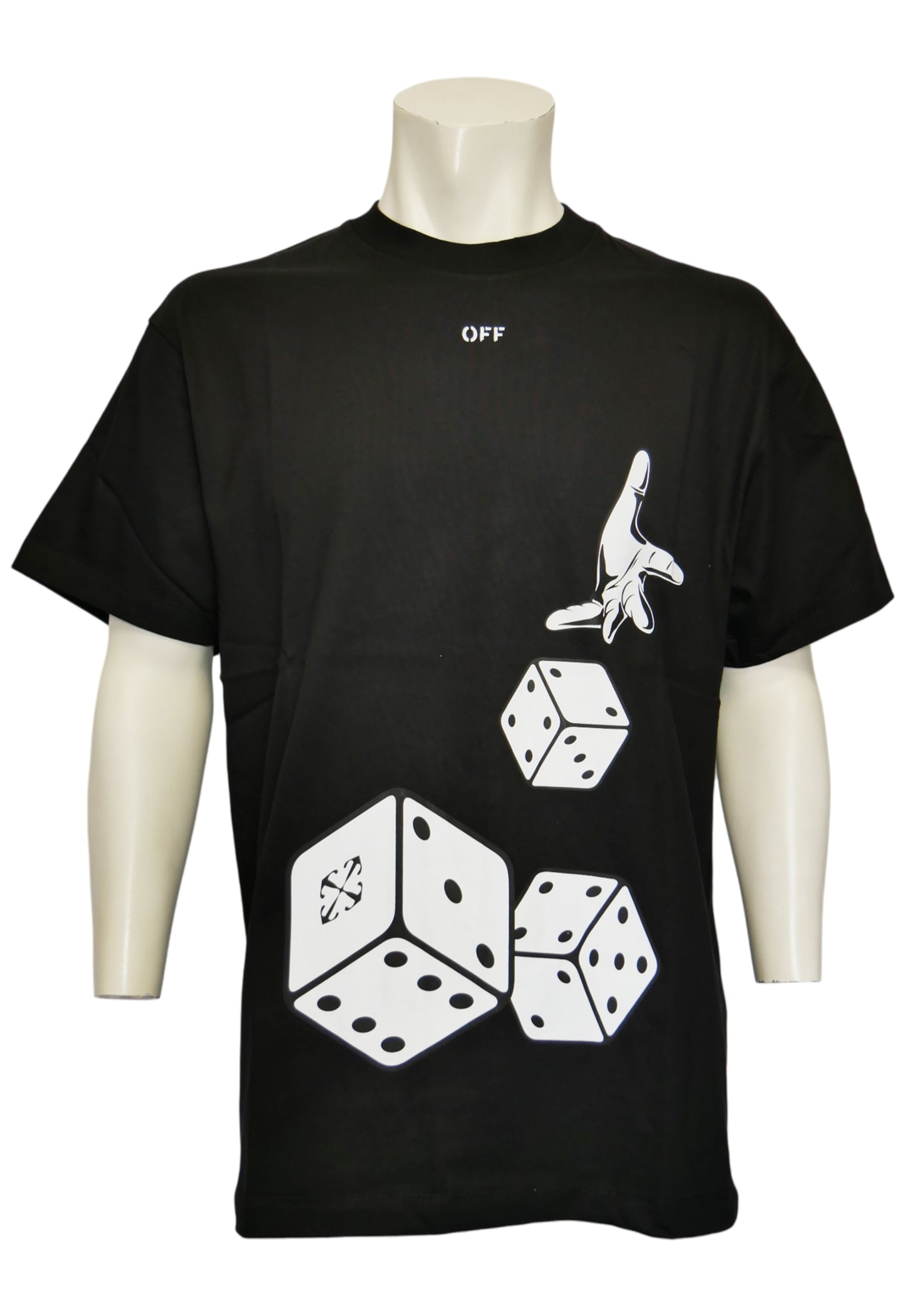 Off-White Herren Oversized T-Shirt Schwarz