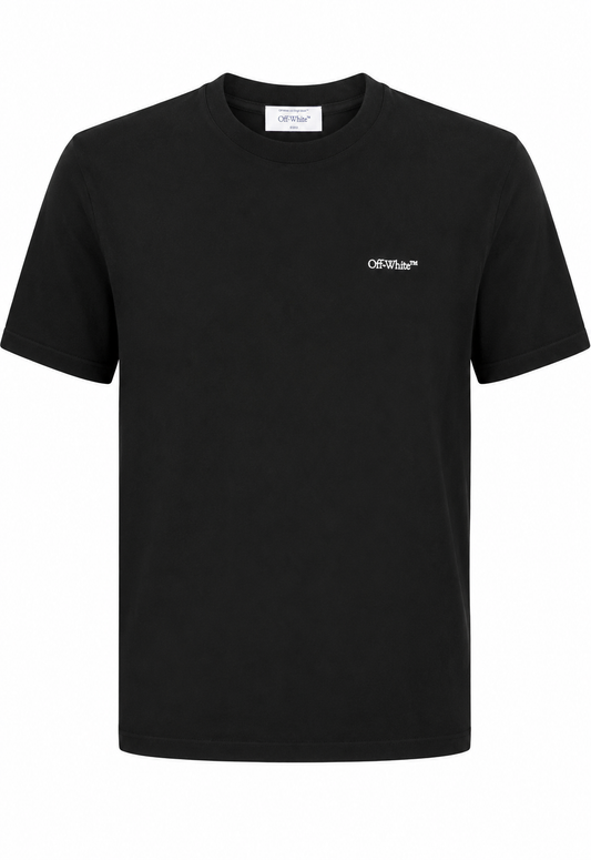 Off-White Herren Landscape Arrow Skate Logo Tee T-Shirt Schwarz