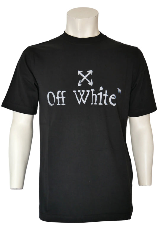 Off-White Herren T-Shirt Schwarz - Original Designer Marken Outlet - Salvin Store