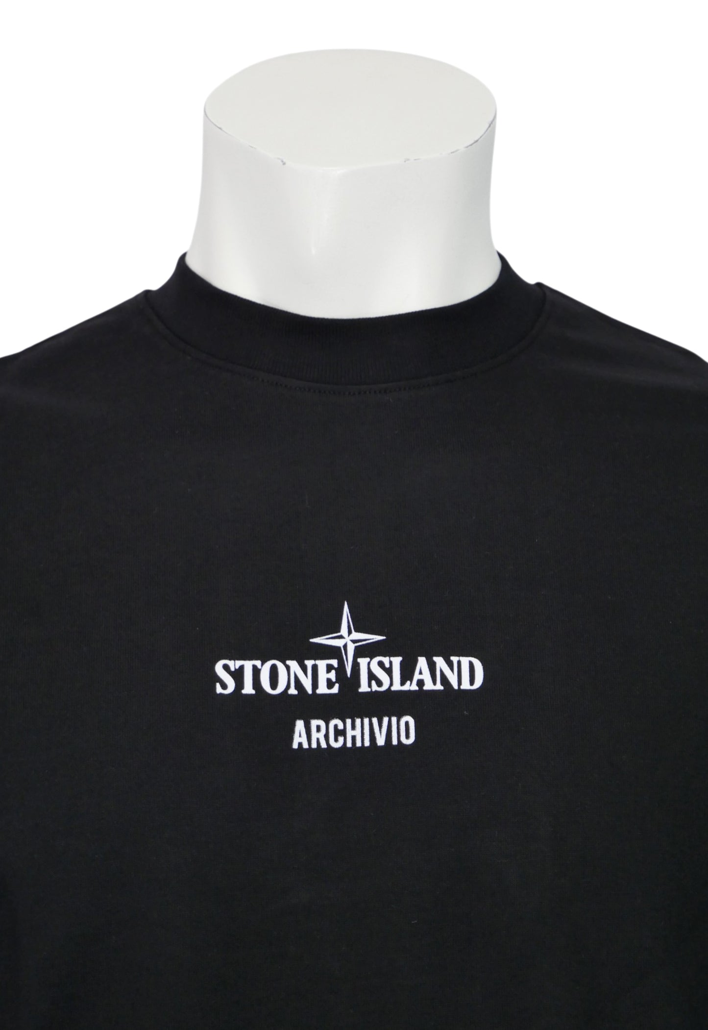 Stone Island Herren T-Shirt Schwarz