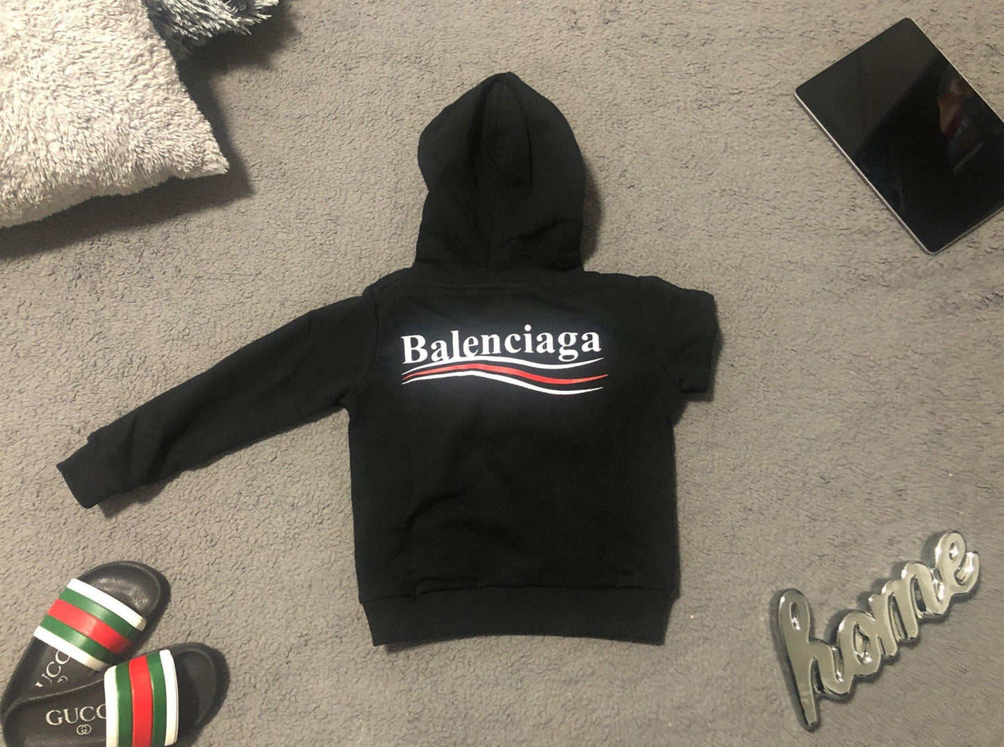Balenciaga Baby, Kinder Kaputzenpullover - Original Designer Marken Outlet - Salvin Store