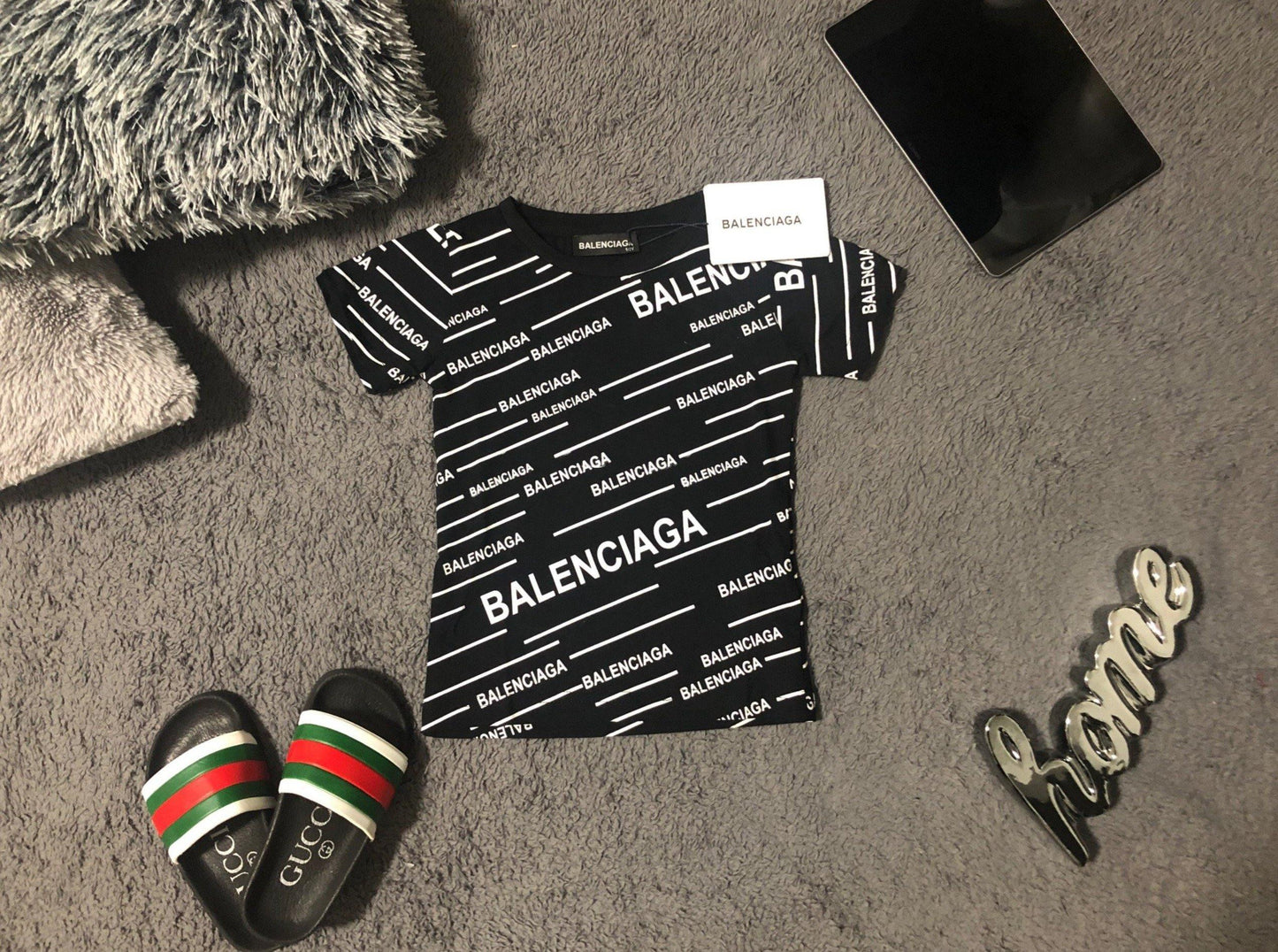 Balenciaga Kinder T-Shirt - Original Designer Marken Outlet - Salvin Store