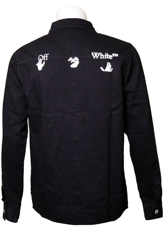 Off-White Jeanshemd - Original Designer Marken Outlet - Salvin Store