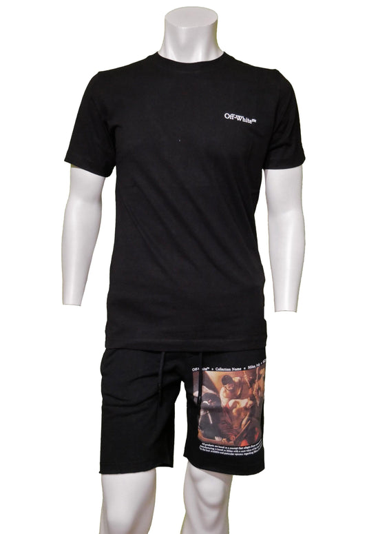 Off-White kurzer Trainingsanzug - Original Designer Marken Outlet - Salvin Store