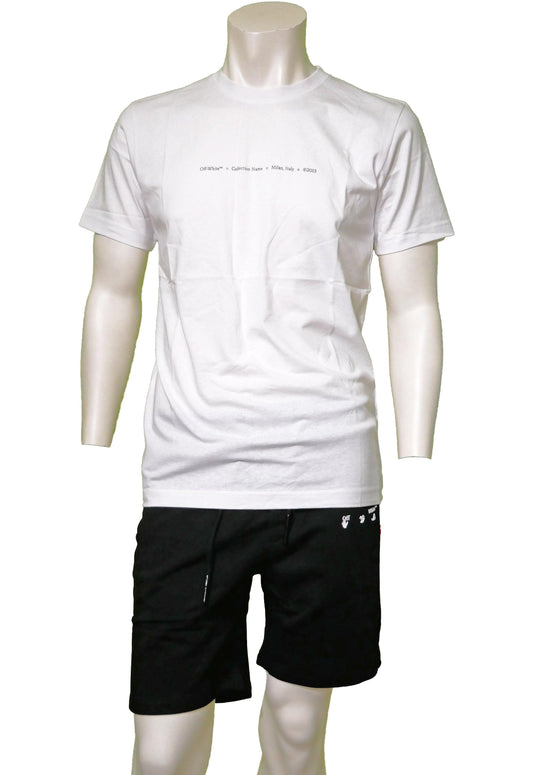 Off-White kurzer Trainingsanzug - Original Designer Marken Outlet - Salvin Store