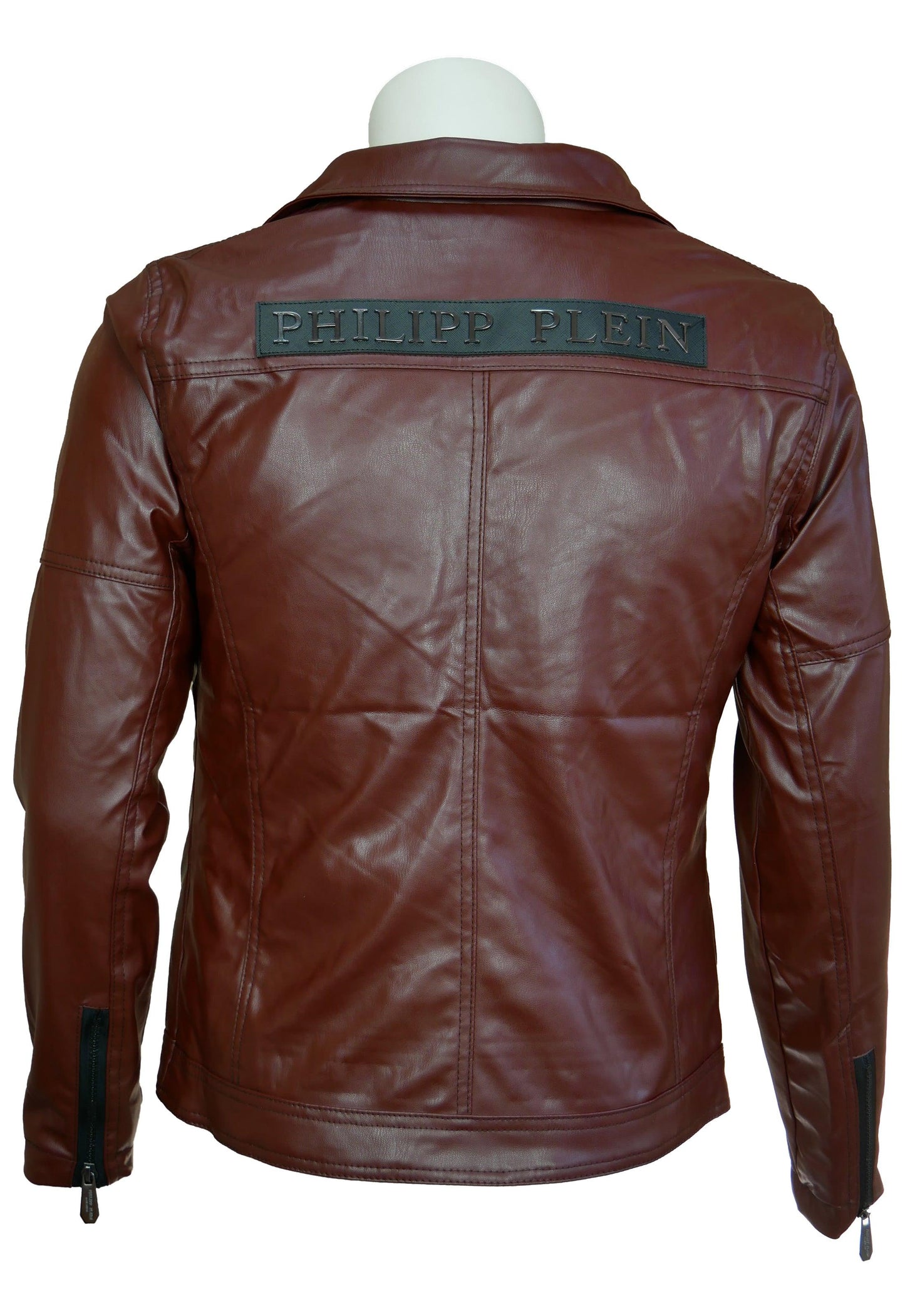 Philipp Plein Lederjacke - Original Designer Marken Outlet - Salvin Store