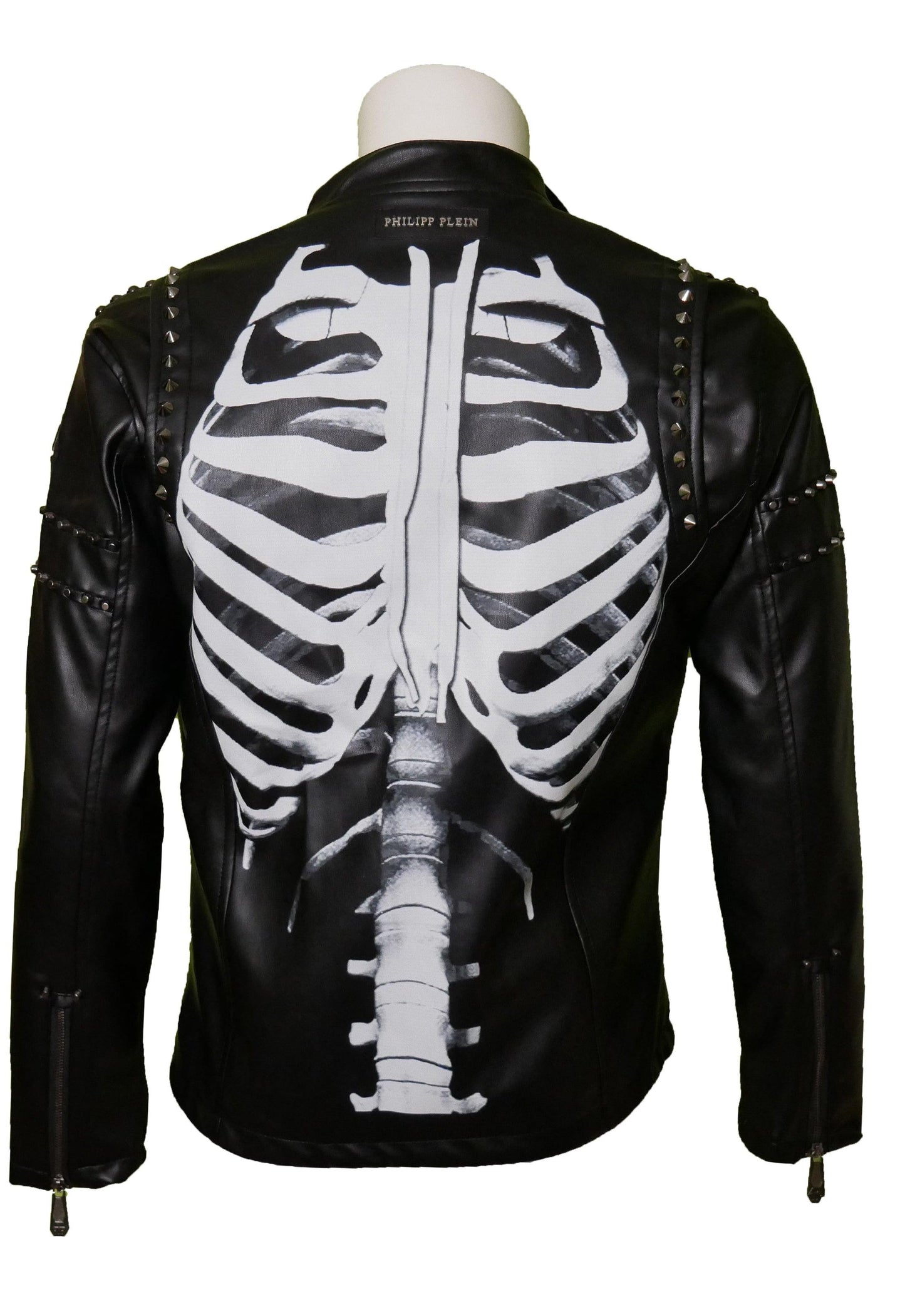 Philipp Plein Lederjacke - Original Designer Marken Outlet - Salvin Store