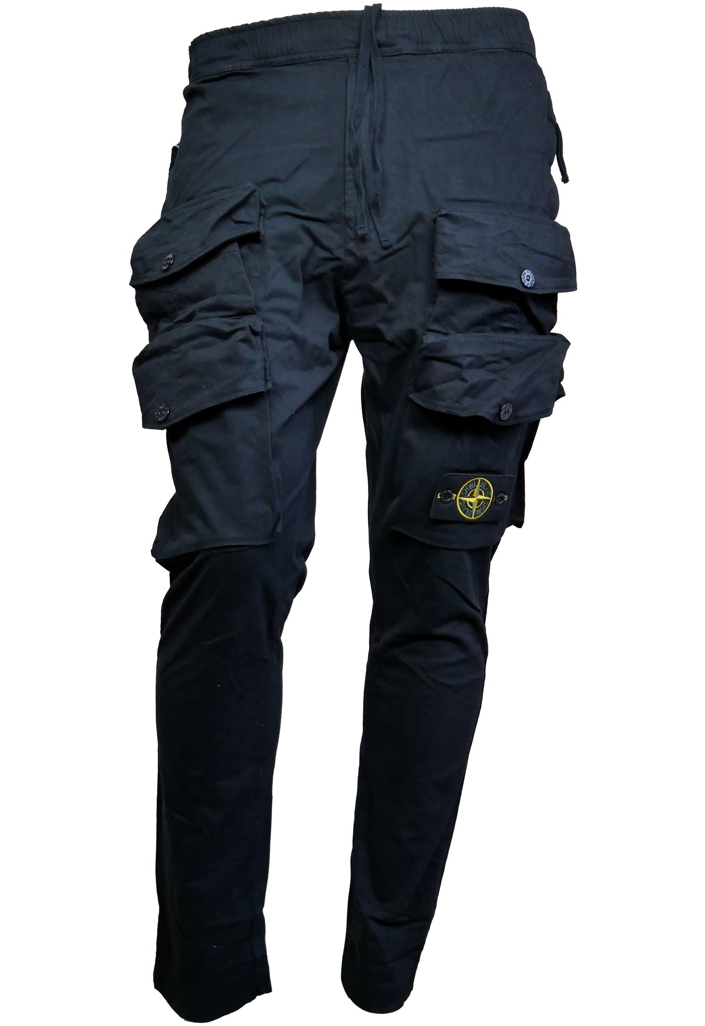 Stone Island Cargohose mit Gummizug - Original Designer Marken Outlet - Salvin Store