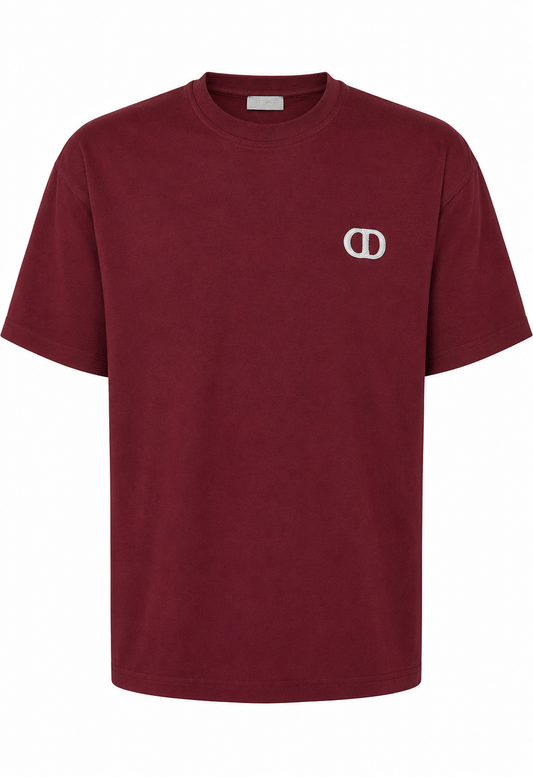Dior CD Icon Herren T-Shirt Burgundy