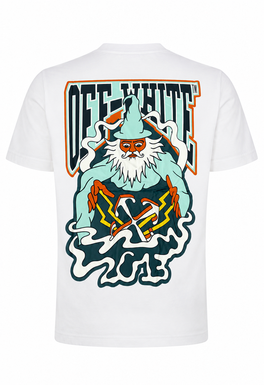 Off-White Wizard Herren T-Shirt Weiß