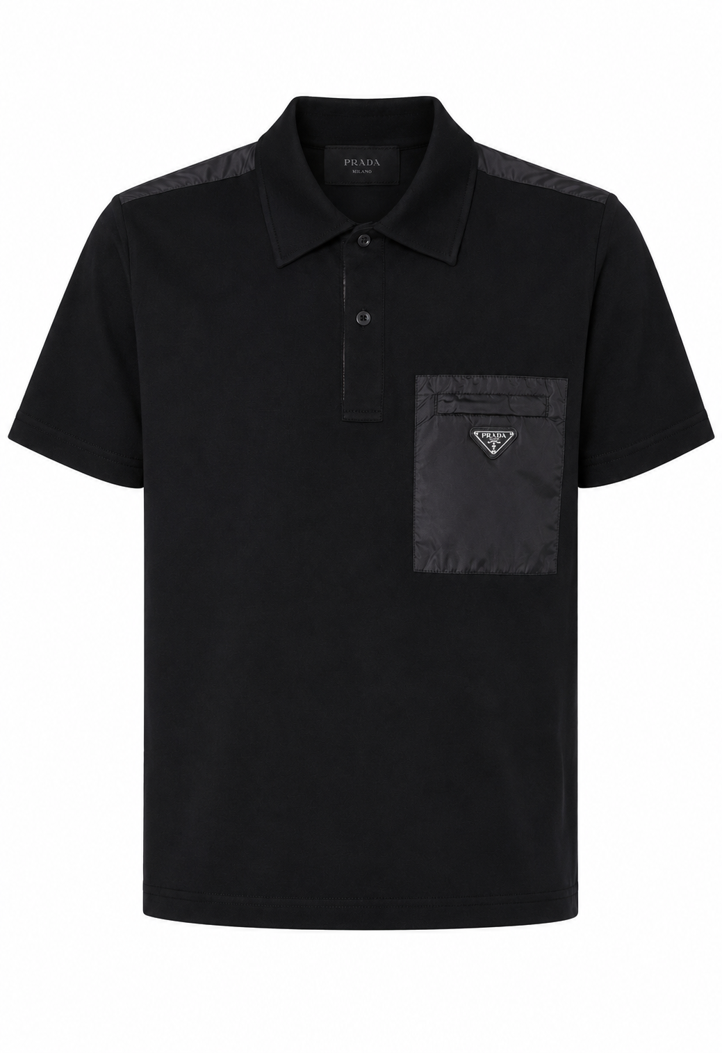 Prada Herren Kurzer Trainingsanzug Schwarz