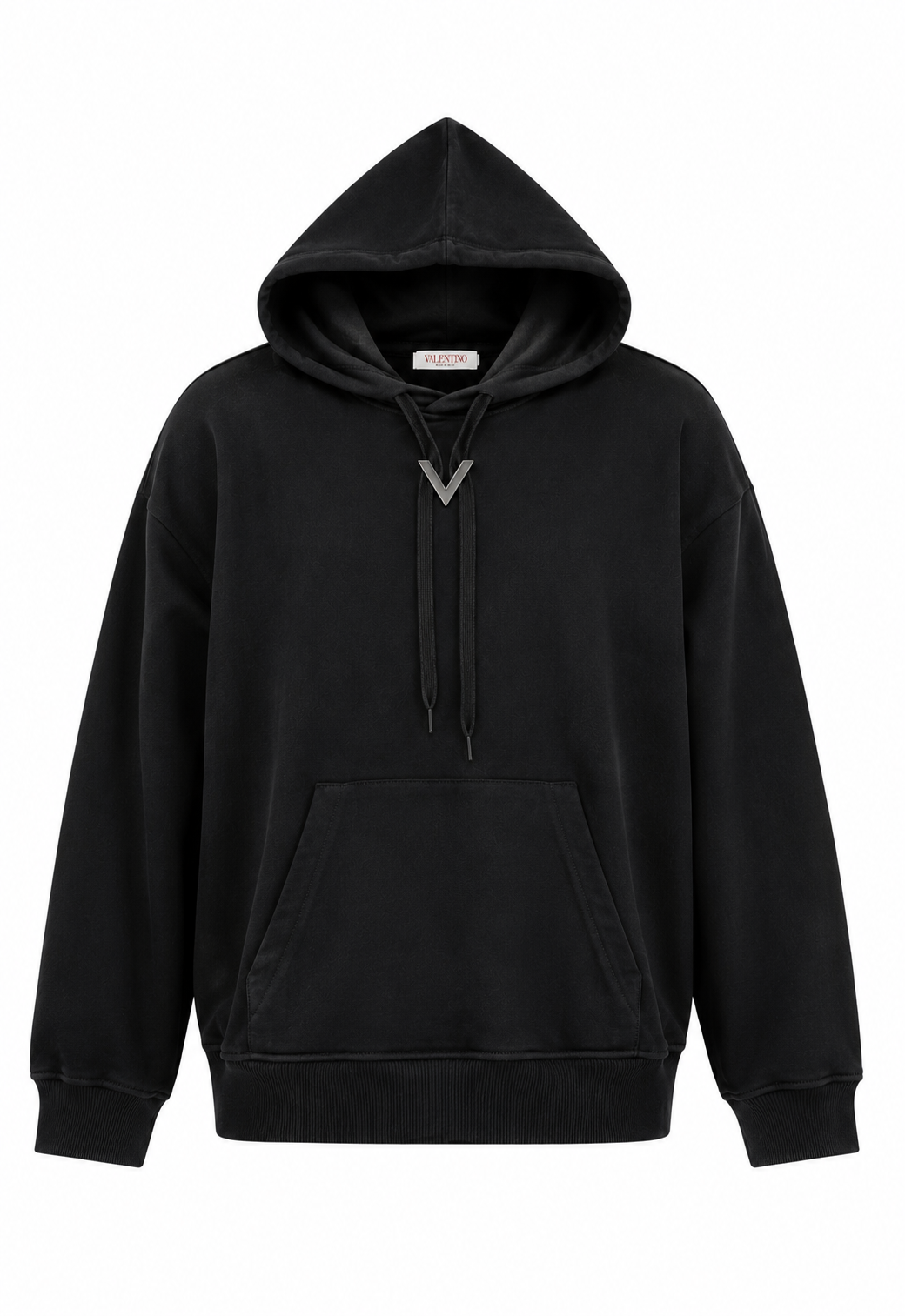 Valentino Herren Kapuzenpullover Schwarz