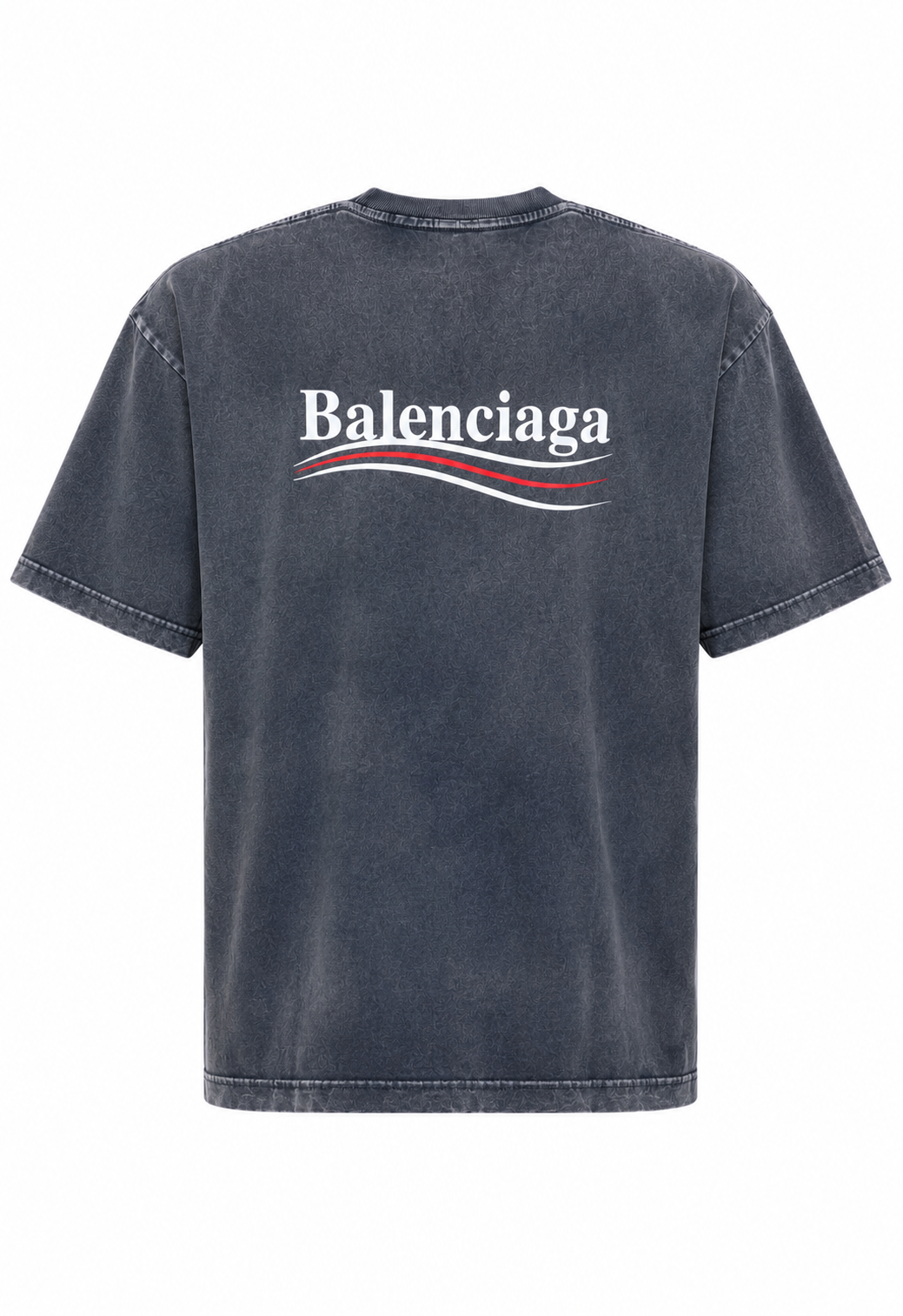 Balenciaga Political Campaign Herren Kurzer Trainingsanzug Grau