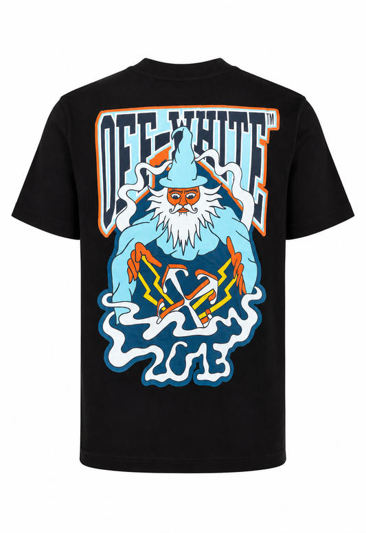 Off-White Wizard Herren T-Shirt Schwarz
