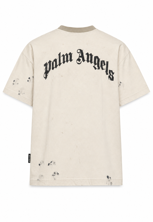 Palm Angels Herren T-Shirt Beige