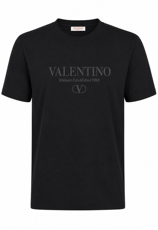 Valentino Herren T-Shirt Schwarz