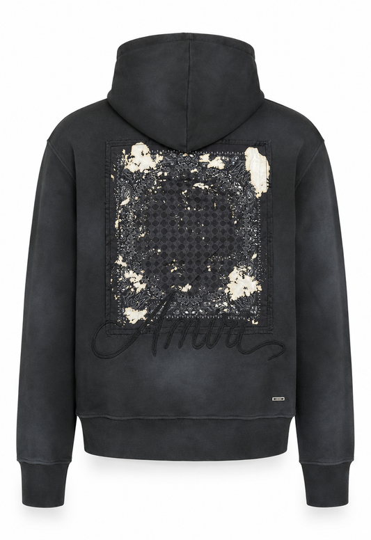 Amiri Herren Oversized Hoodie Schwarz