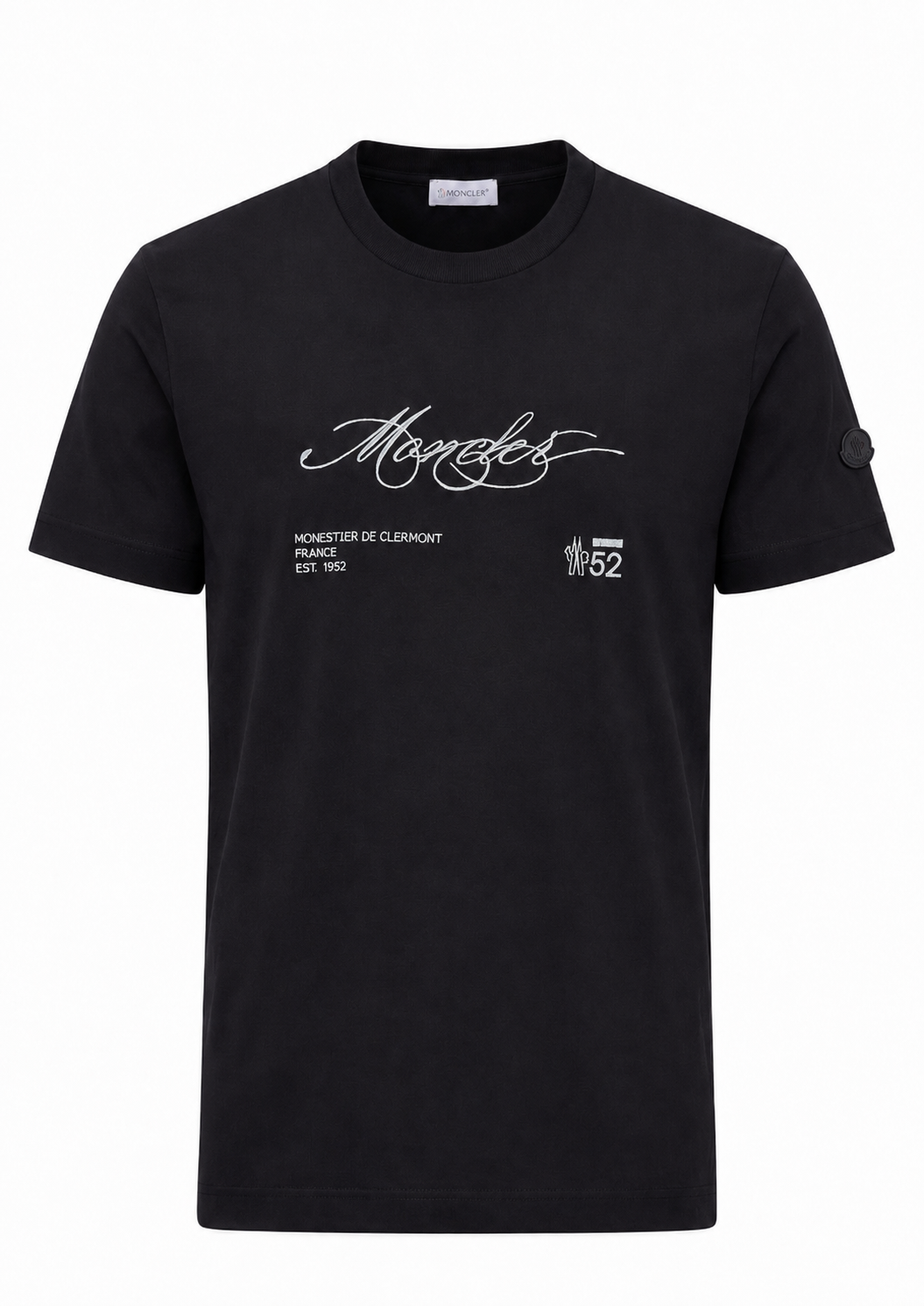 Moncler Herren T-Shirt Schwarz