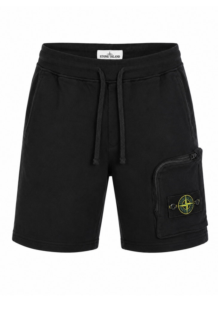 Stone Island Herren Kurzer Trainingsanzug Schwarz