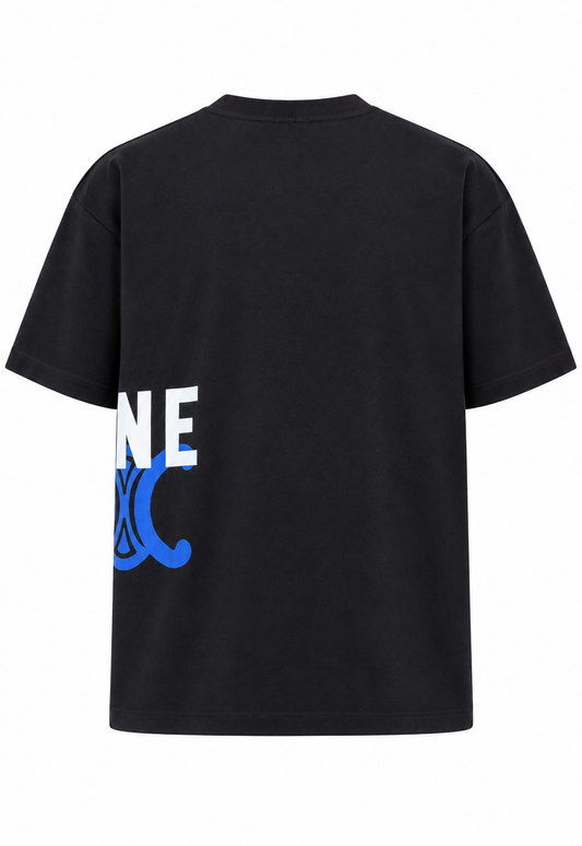 Celine Herren T-Shirt Schwarz