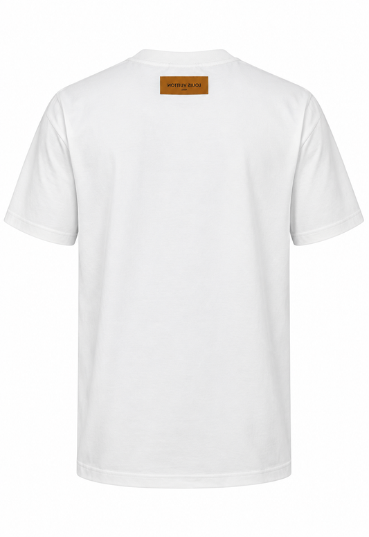 Louis Vuitton Teen Bedroom Print Herren T-Shirt Weiß
