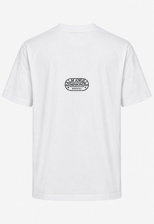 Palm Angels X Missoni Melting Logo Herren T-Shirt Weiß