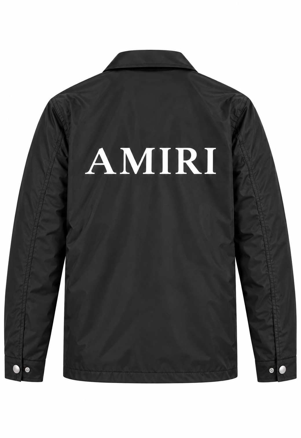 Amiri Herren MA Jacke Mit Logo Schwarz Nylon