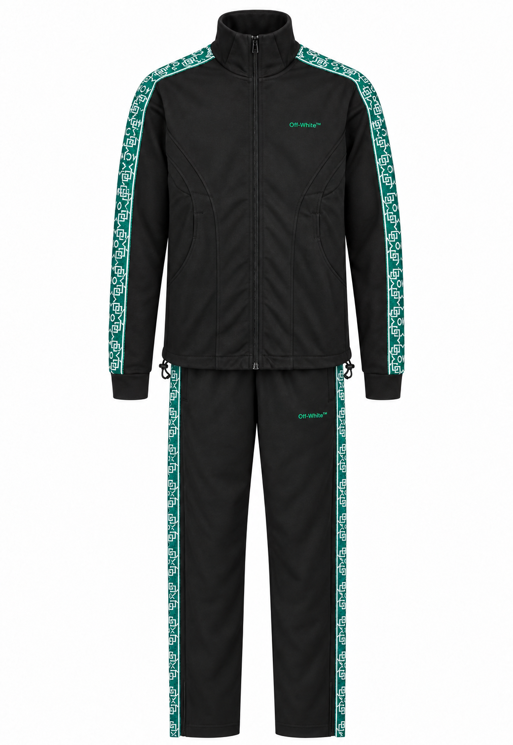 Off-White Herren Trainingsanzug Schwarz